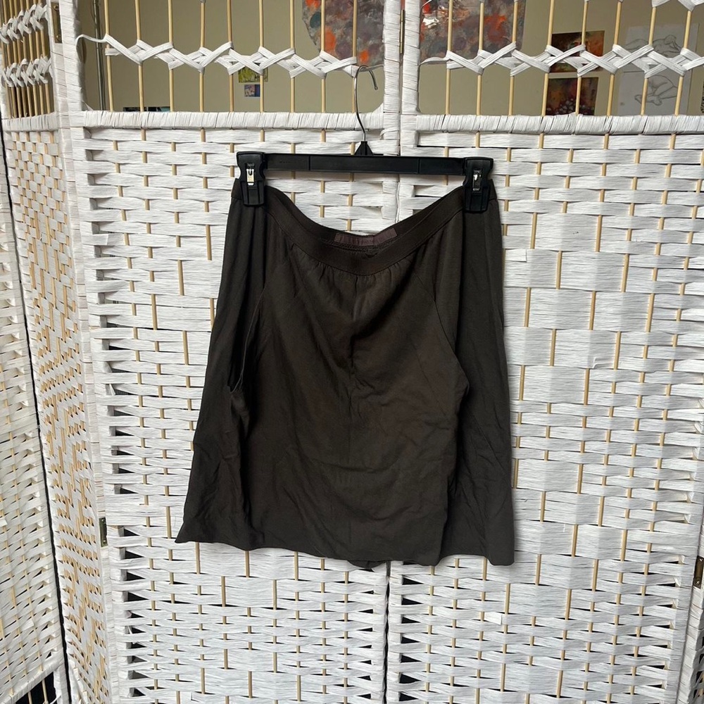 Dark Brown Rick owens Lilies Skort